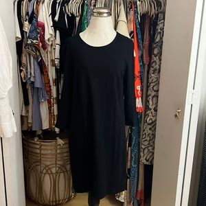 Old Navy Fitted Black Shift Dress